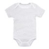 Short-sleeved Baby Onesie - E-style